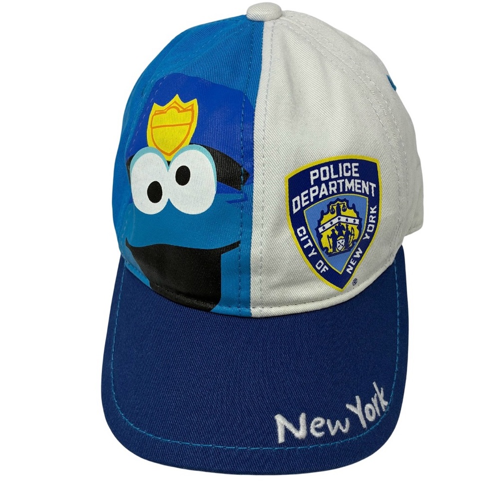 Sesame Street Cookie Monster New York Police Department Youth Hat Vintage NWT